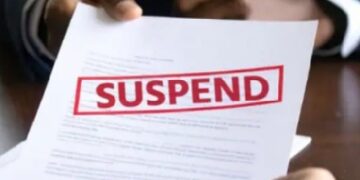 suspended