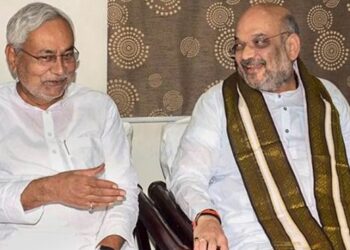 Nitish and Amit Shah