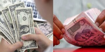 rupee to dollar