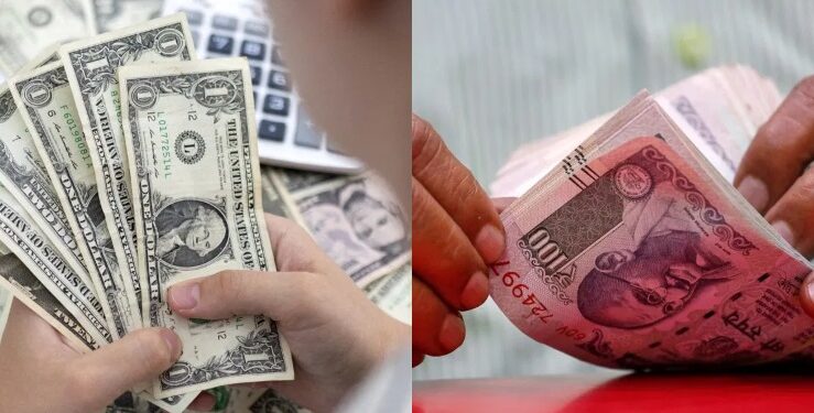 rupee to dollar