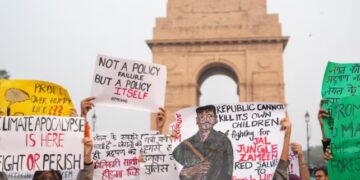 India Gate protest