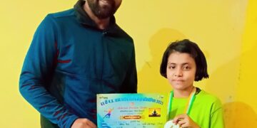 69वीं शालेय राज्य स्तरीय योगासन प्रतियोगिता में आदित्री सिंह ने किया जिले का नाम रोशन