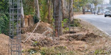 boundary wall municipal area