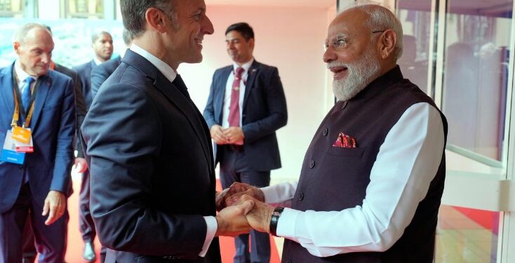 President Macron PM Modi