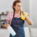 sneezing while cleaning
