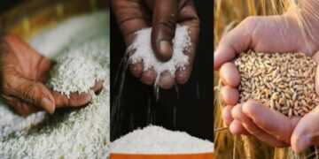 rice, sugar